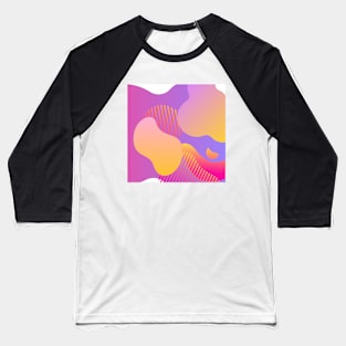 Minimalist abstract color Baseball T-Shirt